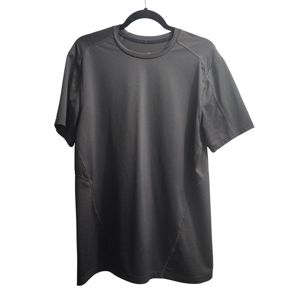 Champion Mens Athletic T Shirt Dark Gray‎ Crew Neck Gym Workout Size L
